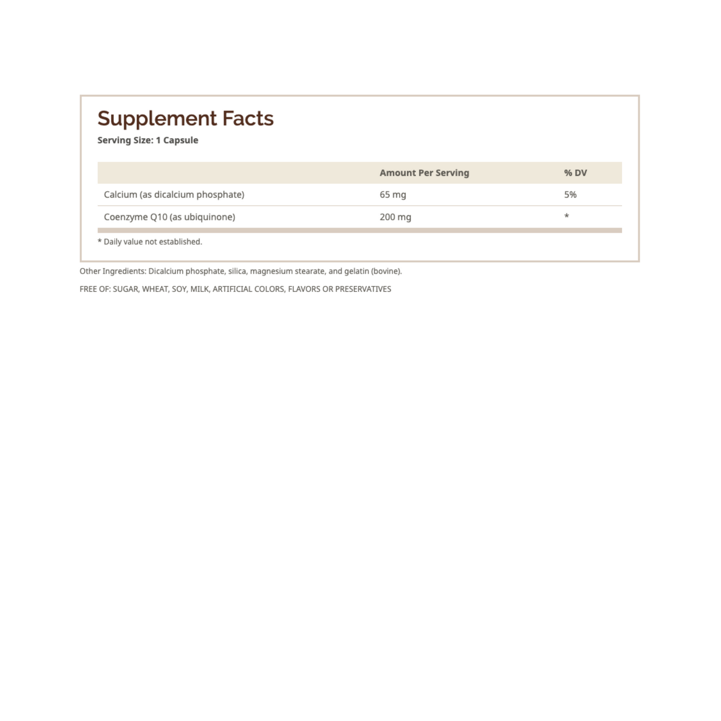 Co-Q10 200 MG