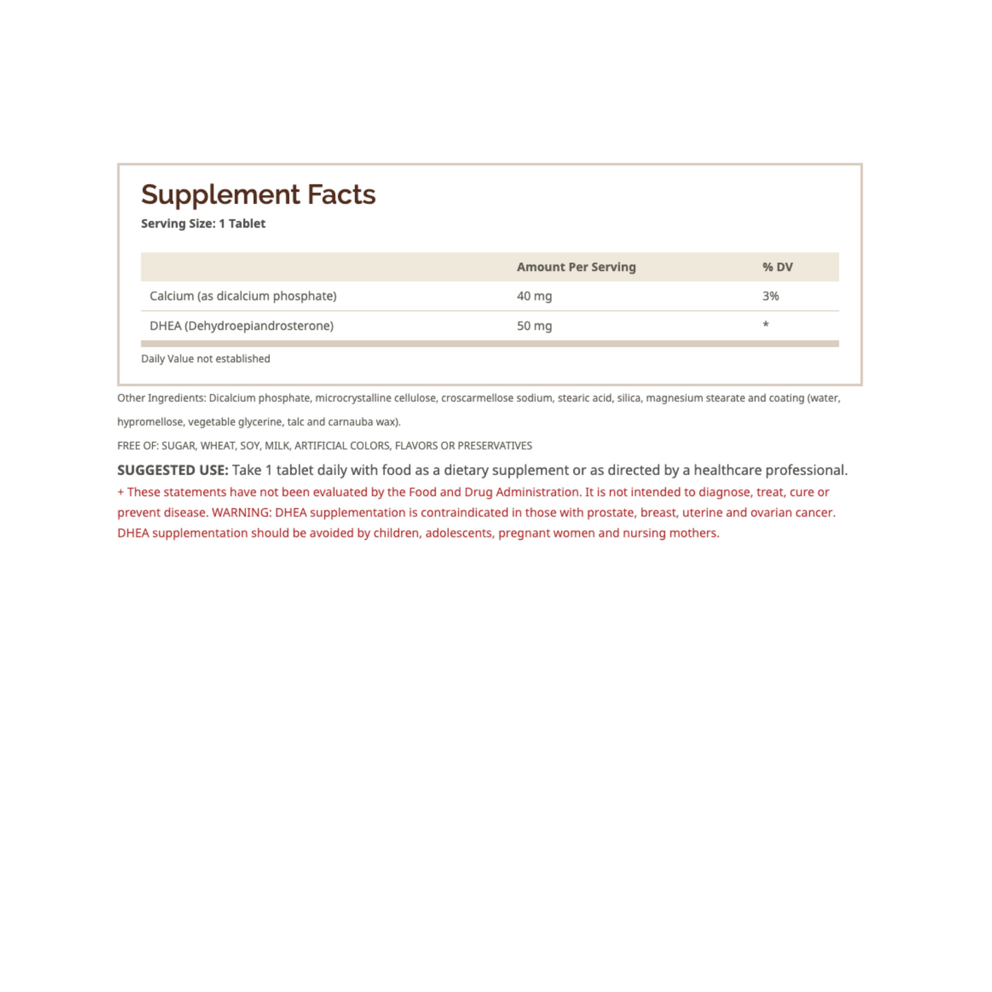 DHEA 50 mg