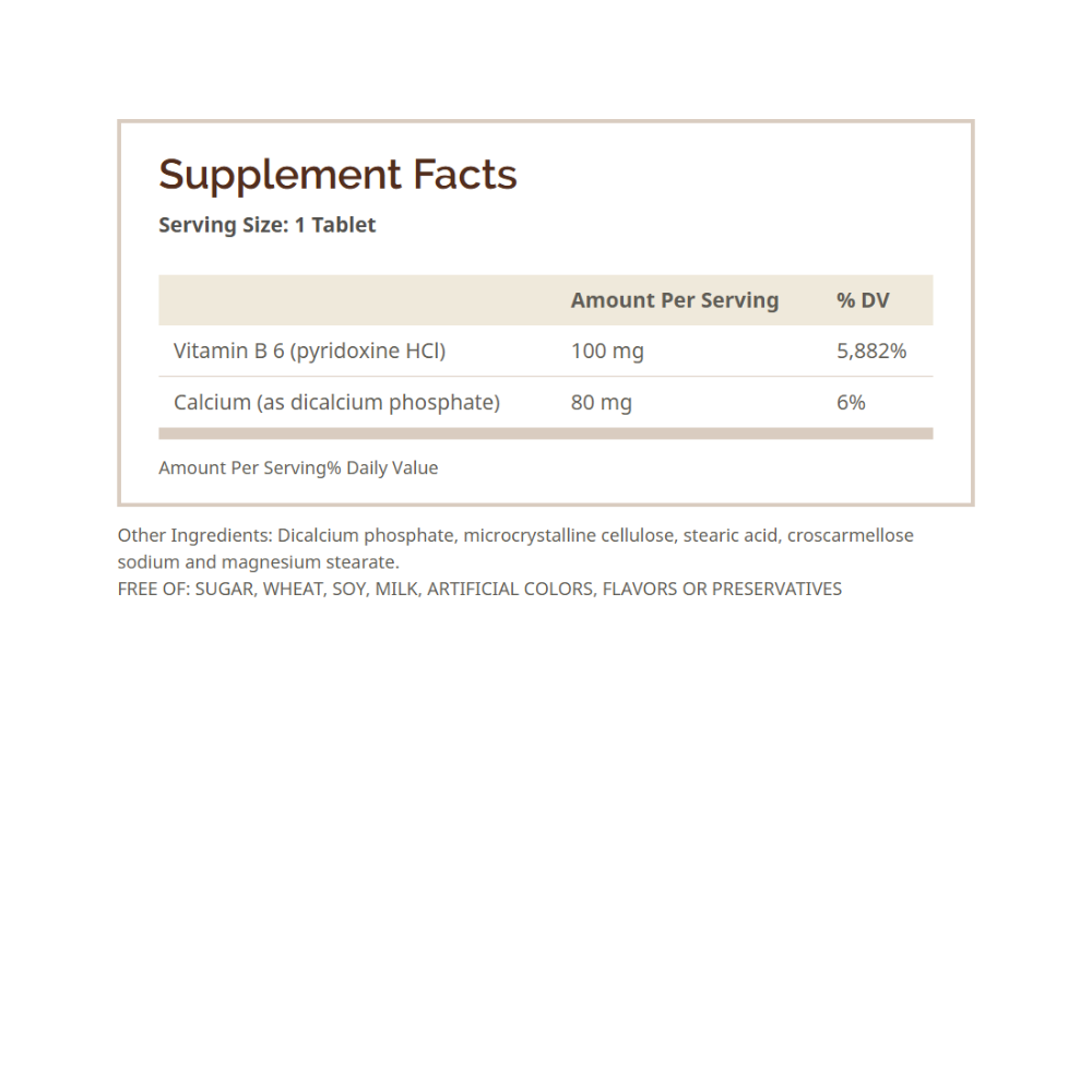 Vitamin B6 100 MG