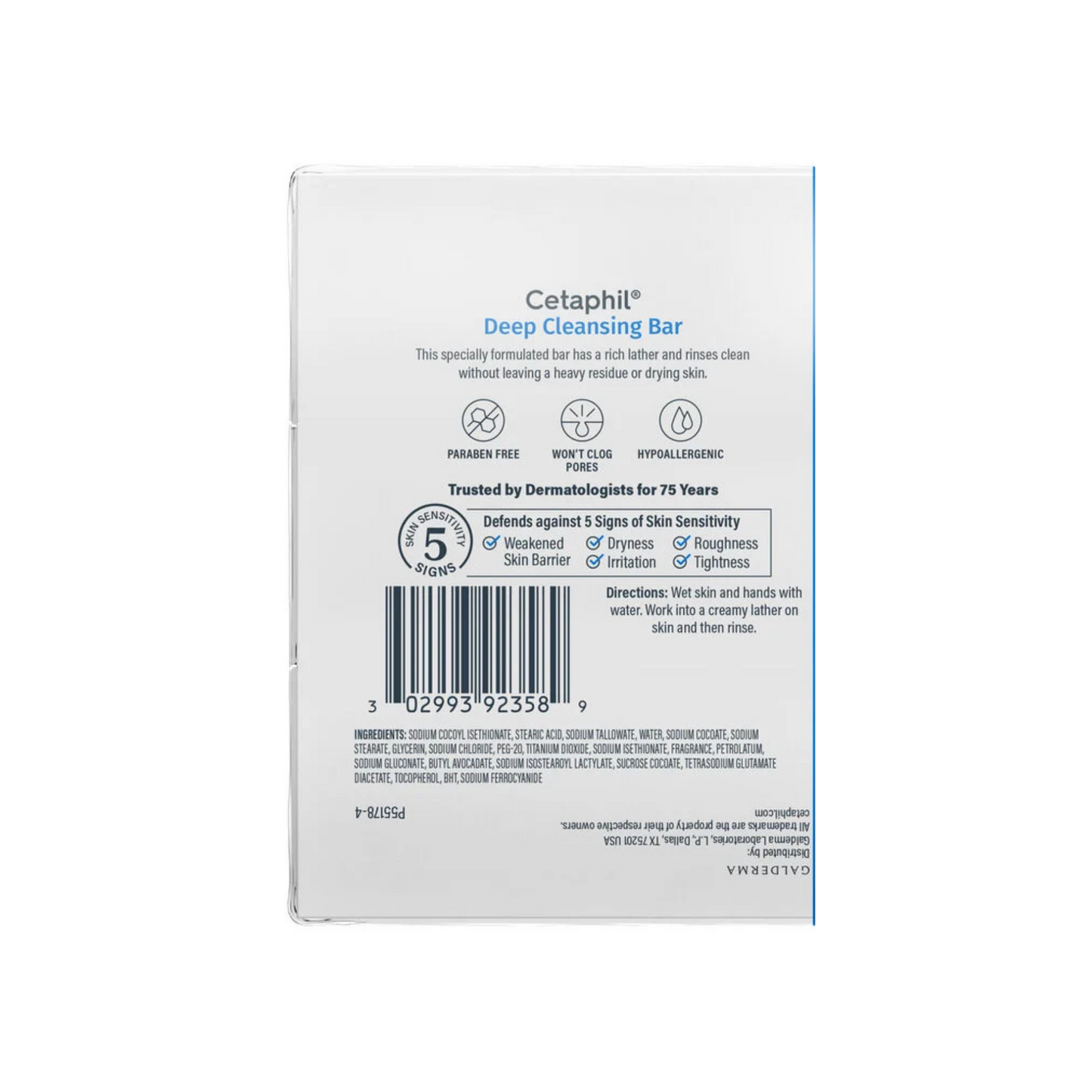 Cetaphil Deep Cleansing Bar