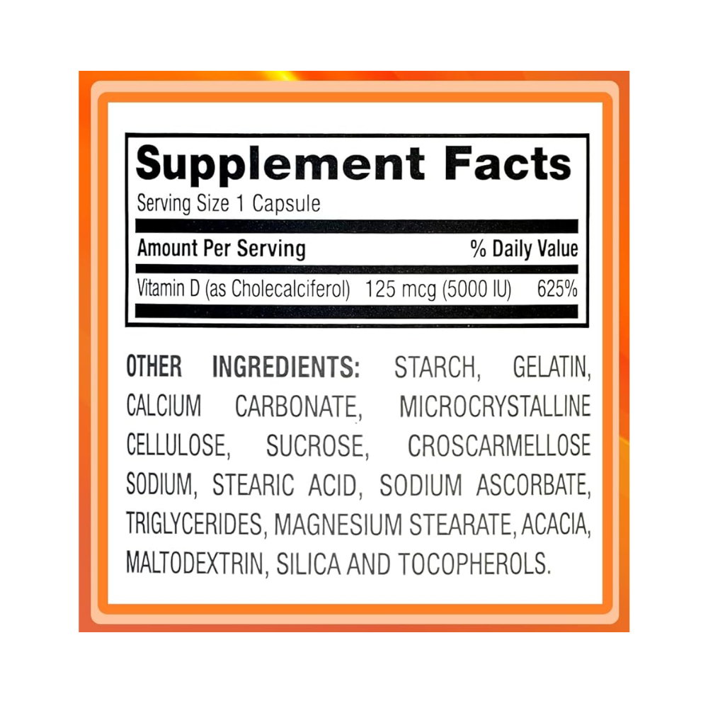 Vitamin D3 125 MCG