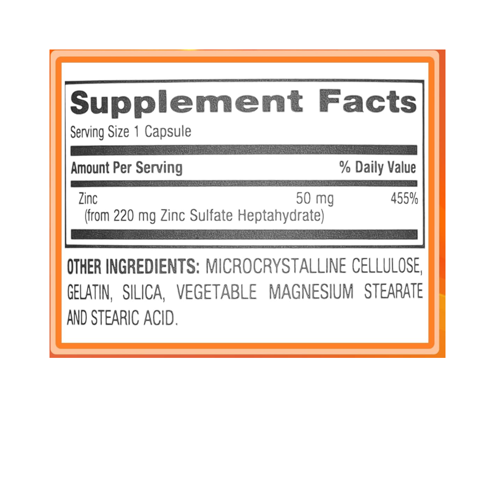Zinc 50 MG